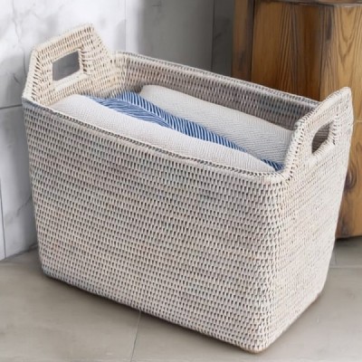 2014-001-0370 - RATTAN MAGAZINE BASKET WITH HANDLE DIRECT FROM FACTORY EXPORTER IN ASIA TO IMPORTERS 2014-001-0370 - RATTAN MAGAZINE BASKET WITH HANDLE DIRECT FROM FACTORY EXPORTER IN ASIA TO IMPORTERS