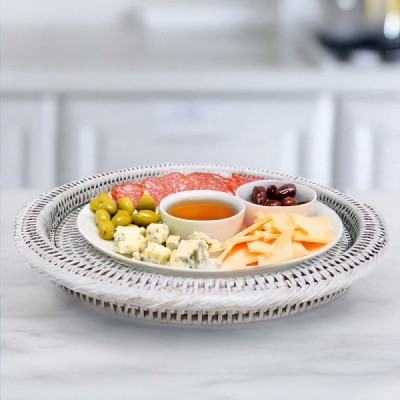 2018-001-113 - RATTAN ROUND CHEESE TRAY WITH GLASS INSERT DIRECT FROM FACTORY EXPORTER IN ASIA TO IMPORTERS 2018-001-113 - RATTAN ROUND CHEESE TRAY WITH GLASS INSERT DIRECT FROM FACTORY EXPORTER IN ASIA TO IMPORTERS