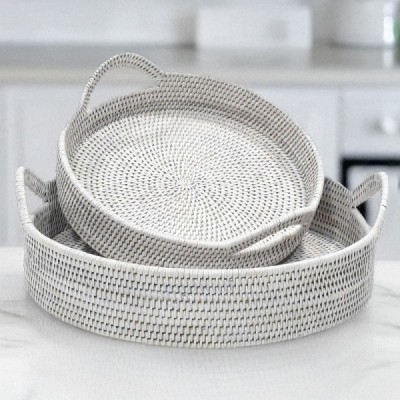 2023-06-2239 - RATTAN ROUND TRAY WITH HANDLE ( SET/2 ) DIRECT FROM FACTORY EXPORTER IN ASIA TO IMPORTERS 2023-06-2239 - RATTAN ROUND TRAY WITH HANDLE ( SET/2 ) DIRECT FROM FACTORY EXPORTER IN ASIA TO IMPORTERS