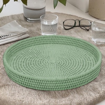 2024-11-4252 -  RATTAN ROUND CHEESE TRAY DIRECT FROM FACTORY EXPORTER IN ASIA TO IMPORTERS