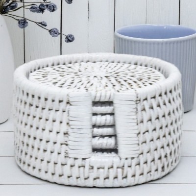 2023-10-2882 - SET OF SIX ROUND RATTAN COASTERS WITH A RATTAN BOX DIRECT FROM FACTORY EXPORTER IN ASIA TO IMPORTERS 2023-10-2882 - SET OF SIX ROUND RATTAN COASTERS WITH A RATTAN BOX DIRECT FROM FACTORY EXPORTER IN ASIA TO IMPORTERS