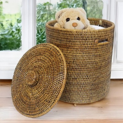 2023-01-2129 -  RATTAN DOBBY BASKET ( SMALL ) DIRECT FROM FACTORY EXPORTER IN ASIA TO IMPORTERS