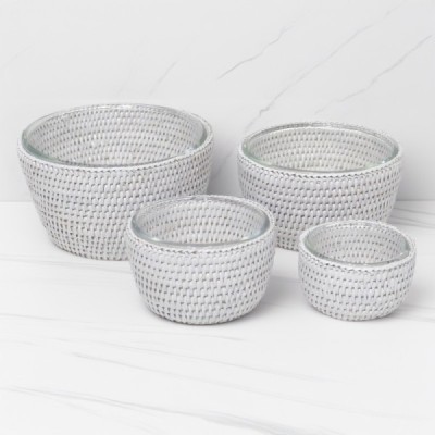 2024-06-3510 - WHITE TABLE TOP SERVING BOWLS SET OF 4 DIRECT FROM FACTORY EXPORTER IN ASIA TO IMPORTERS 2024-06-3510 - WHITE TABLE TOP SERVING BOWLS SET OF 4 DIRECT FROM FACTORY EXPORTER IN ASIA TO IMPORTERS