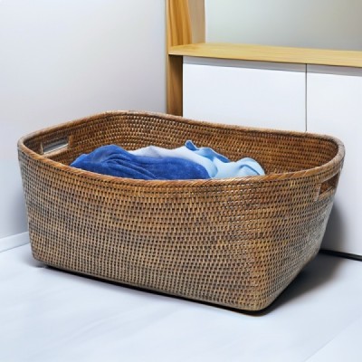 2024-01-3103 -  MEDIUM RATTAN FAMILY LAUNDRY BASKET DIRECT FROM FACTORY EXPORTER IN ASIA TO IMPORTERS