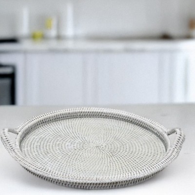 2023-06-2290 -  RATTAN ROUND  TRAY WITH ANGLED HANDLE DIRECT FROM FACTORY EXPORTER IN ASIA TO IMPORTERS