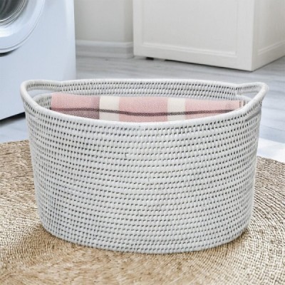 2025-03-4712 - MEDIUM OVAL WHITE LAUNDRY BASKET DIRECT FROM FACTORY EXPORTER IN ASIA TO IMPORTERS 2025-03-4712 - MEDIUM OVAL WHITE LAUNDRY BASKET DIRECT FROM FACTORY EXPORTER IN ASIA TO IMPORTERS