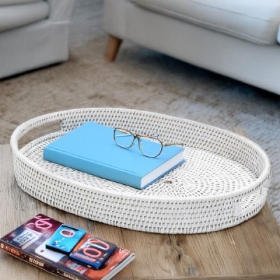 2023-06-2373 -  RATTAN OVAL DRINKS TRAY DIRECT FROM FACTORY EXPORTER IN ASIA TO IMPORTERS