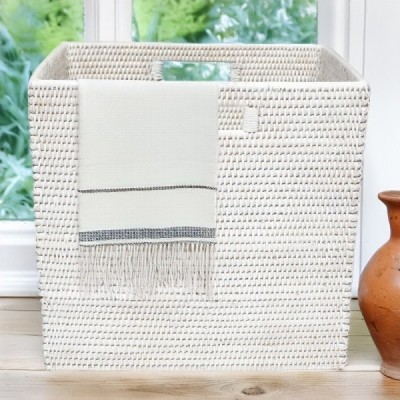 2024-06-3473 -  WHITE DEEP STORAGE BASKET DIRECT FROM FACTORY EXPORTER IN ASIA TO IMPORTERS