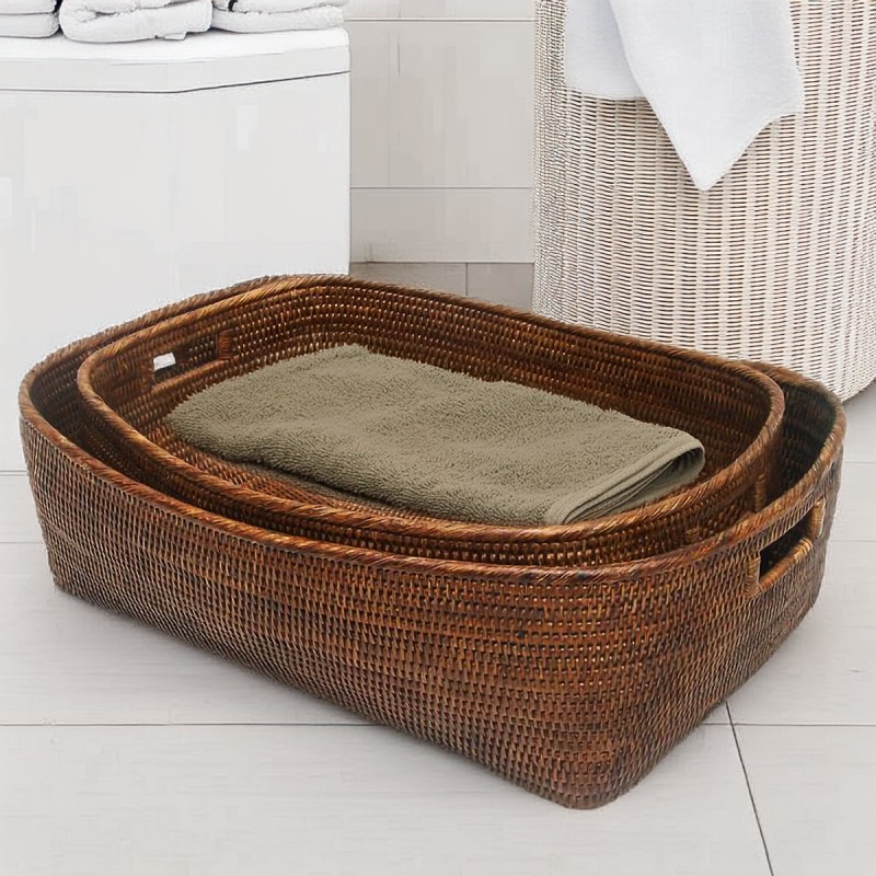 RATTAN ISLAND - RATTAN STORAGE BOX WITH LID DIRECT FROM ASIA ...