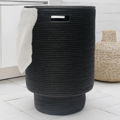 2024-10-3772 -  MODERN BLACK EX LARGE LAUNDRY BASKET DIRECT FROM FACTORY EXPORTER IN ASIA TO IMPORTERS