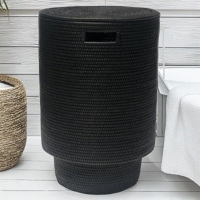 2024-10-3773 -  MODERN BLACK EX LARGE LAUNDRY BASKET DIRECT FROM FACTORY EXPORTER IN ASIA TO IMPORTERS