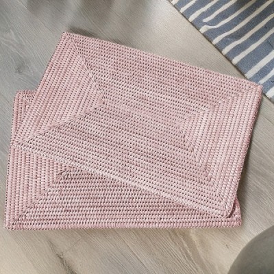 2024-11-4577 - RATTAN RECTANGULAR PLACEMAT 2024-11-4577 - RATTAN RECTANGULAR PLACEMAT