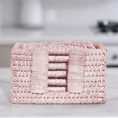 2024-11-4585 - SET OF 6 HANDMADE RATTAN COASTERS WITH STORAGE BOX DIRECT FROM FACTORY EXPORTER IN ASIA TO IMPORTERS 2024-11-4585 - SET OF 6 HANDMADE RATTAN COASTERS WITH STORAGE BOX DIRECT FROM FACTORY EXPORTER IN ASIA TO IMPORTERS