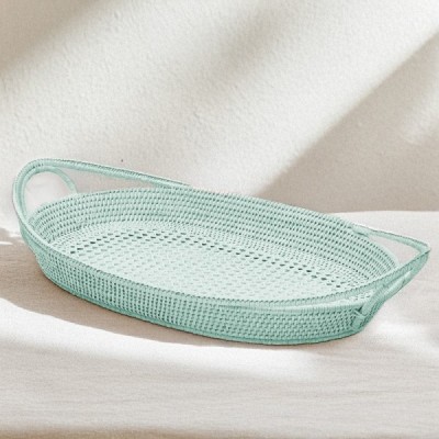 2024-11-3842 -  RATTAN ROYAL OVAL BOAT TRAY DIRECT FROM FACTORY EXPORTER IN ASIA TO IMPORTERS