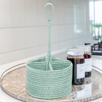 2024-11-3844 -  RATTAN ROUND CONDIMENT HOLDER DIRECT FROM FACTORY EXPORTER IN ASIA TO IMPORTERS