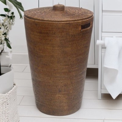 LA-96 -  RATTAN LAUNDRY BASKET  DIRECT FROM FACTORY EXPORTER IN ASIA TO IMPORTERS