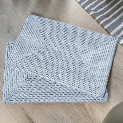 2024-11-4459 - RATTAN RECTANGULAR PLACEMAT 2024-11-4459 - RATTAN RECTANGULAR PLACEMAT