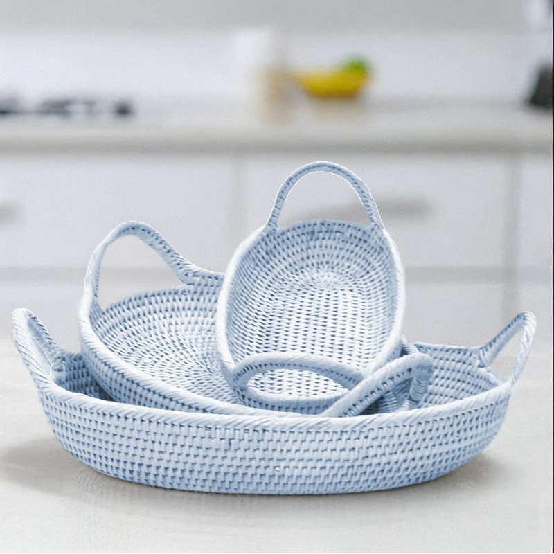 RATTAN ISLAND - SET OF 3 RATTAN OVAL TRAY DIRECT FROM ASIA MANUFACTURER ...