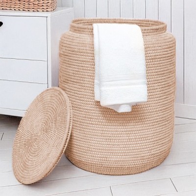 2024-11-4041 -  DEEP HOTEL LAUNDRY BASKET WITH LID DIRECT FROM FACTORY EXPORTER IN ASIA TO IMPORTERS