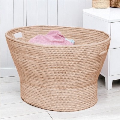 2024-11-4056 -  OVAL LUXURY BATHROOM LAUNDRY BASKET DIRECT FROM FACTORY EXPORTER IN ASIA TO IMPORTERS