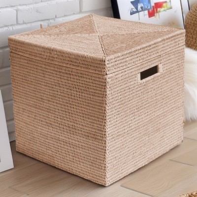 2024-11-4063 -  RATTAN CUBE SIDE TABLE DIRECT FROM FACTORY EXPORTER IN ASIA TO IMPORTERS