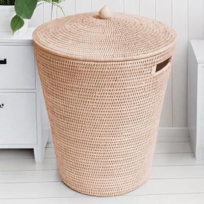 2024-11-4065 -  RATTAN TAPERED LAUNDRY BASKET DIRECT FROM FACTORY EXPORTER IN ASIA TO IMPORTERS