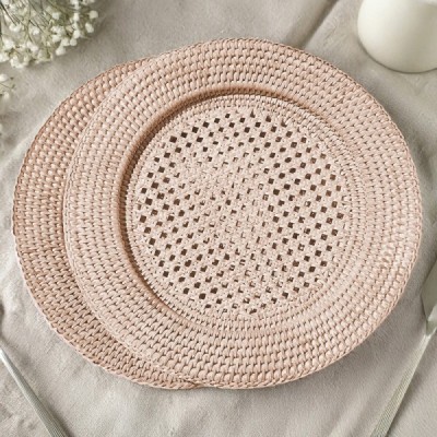 2024-11-4095 -  RATTAN ROUND UNDER PLATE TRAY DIRECT FROM FACTORY EXPORTER IN ASIA TO IMPORTERS