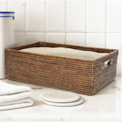 2024-06-3441 -  BROWN LOW SMALL BASKET DIRECT FROM FACTORY EXPORTER IN ASIA TO IMPORTERS