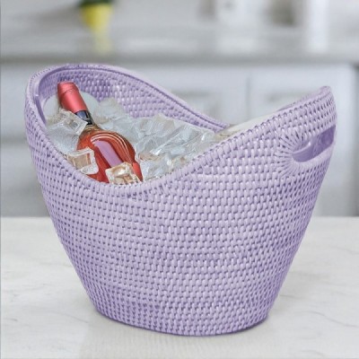 2024-11-4138 -  RATTAN WINE AUTUMN GREY DRINKS HOLDER DIRECT FROM FACTORY EXPORTER IN ASIA TO IMPORTERS