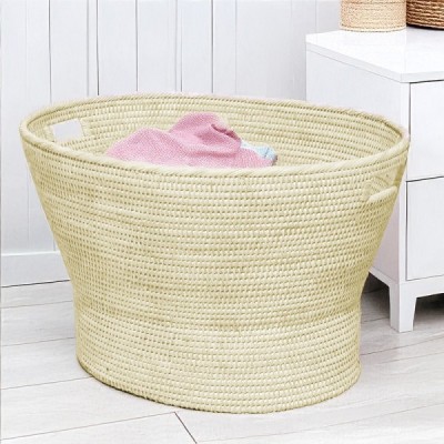 2024-11-4205 -  OVAL LUXURY BATHROOM LAUNDRY BASKET DIRECT FROM FACTORY EXPORTER IN ASIA TO IMPORTERS