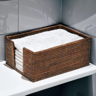 2014-011-0846 -  RATTAN HOTEL TOWEL BASKET DIRECT FROM FACTORY EXPORTER IN ASIA TO IMPORTERS