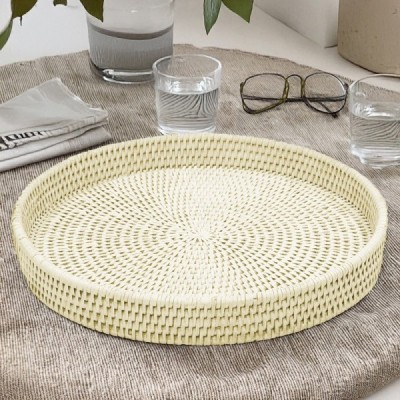 2024-11-4230 -  RATTAN ROUND CHEESE TRAY DIRECT FROM FACTORY EXPORTER IN ASIA TO IMPORTERS