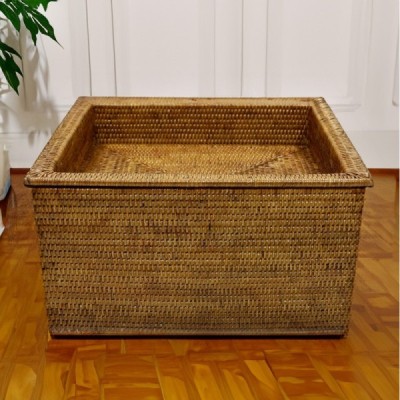 2023-01-1994 -  RATTAN STORAGE BOX WITH INSERT SHELF BASKET DIRECT FROM FACTORY EXPORTER IN ASIA TO IMPORTERS