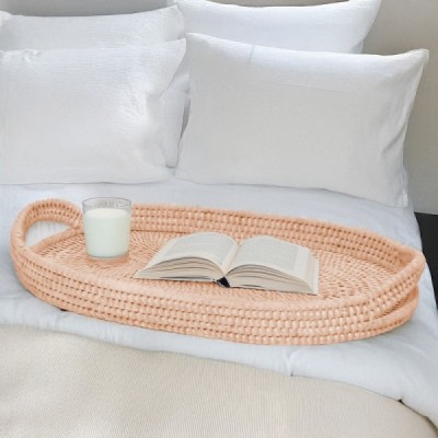 2024-11-4112 - OVAL TRAY WITH HANDLES DIRECT FROM FACTORY EXPORTER IN ASIA TO IMPORTERS 2024-11-4112 - OVAL TRAY WITH HANDLES DIRECT FROM FACTORY EXPORTER IN ASIA TO IMPORTERS