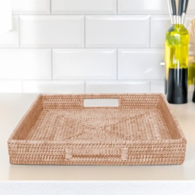 2024-11-4130 - RATTAN SQUARE TRAY (M) DIRECT FROM FACTORY EXPORTER IN ASIA TO IMPORTERS 2024-11-4130 - RATTAN SQUARE TRAY (M) DIRECT FROM FACTORY EXPORTER IN ASIA TO IMPORTERS