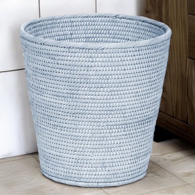 2024-11-4461 -  RATTAN ROUND TAPERED WASTE BIN DIRECT FROM FACTORY EXPORTER IN ASIA TO IMPORTERS