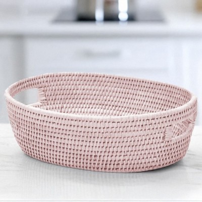 2024-11-4557 -  SMALL RATTAN OVAL BASKET WITH INSERT HANDLE DIRECT FROM FACTORY EXPORTER IN ASIA TO IMPORTERS