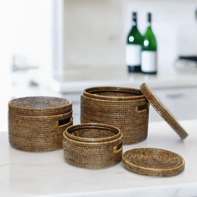 2023-11-2931 - RATTAN ROUND STORAGE BOXES SET OF 3 DIRECT FROM FACTORY EXPORTER IN ASIA TO IMPORTERS 2023-11-2931 - RATTAN ROUND STORAGE BOXES SET OF 3 DIRECT FROM FACTORY EXPORTER IN ASIA TO IMPORTERS