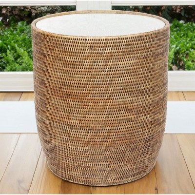 2020-09-1753 -  RATTAN SIDE TABLE DIRECT FROM FACTORY EXPORTER IN ASIA TO IMPORTERS