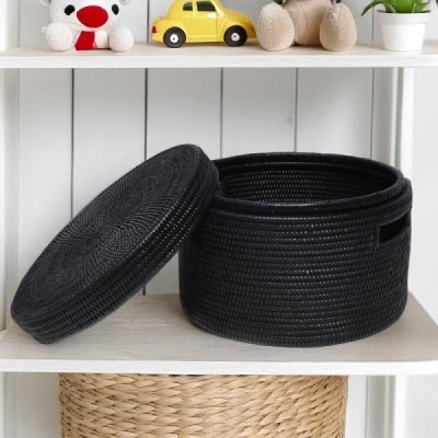 2024-06-3412 - JET BLACK ROUND BOX DIRECT FROM FACTORY EXPORTER IN ASIA TO IMPORTERS 2024-06-3412 - JET BLACK ROUND BOX DIRECT FROM FACTORY EXPORTER IN ASIA TO IMPORTERS