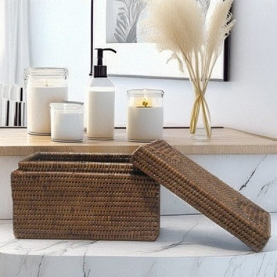 BOX-2 - RATTAN RECTANGULAR SPA BOX WITH LID (LARGE) DIRECT FROM FACTORY EXPORTER IN ASIA TO IMPORTERS BOX-2 - RATTAN RECTANGULAR SPA BOX WITH LID (LARGE) DIRECT FROM FACTORY EXPORTER IN ASIA TO IMPORTERS