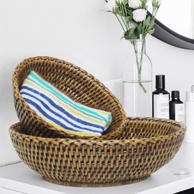 2014-001-0403 - RATTAN OVAL BREAD BOWL (SET/2) DIRECT FROM FACTORY EXPORTER IN ASIA TO IMPORTERS 2014-001-0403 - RATTAN OVAL BREAD BOWL (SET/2) DIRECT FROM FACTORY EXPORTER IN ASIA TO IMPORTERS