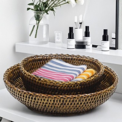 2023-06-2307 - RATTAN TRIO PLEATED BREAD BASKET MEDIUM DIRECT FROM FACTORY EXPORTER IN ASIA TO IMPORTERS 2023-06-2307 - RATTAN TRIO PLEATED BREAD BASKET MEDIUM DIRECT FROM FACTORY EXPORTER IN ASIA TO IMPORTERS