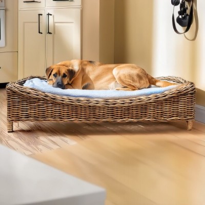 2023-01-1987 -  RATTAN SPLIT WEAVE 2 SIDED PET BED (MED) DIRECT FROM FACTORY EXPORTER IN ASIA TO IMPORTERS