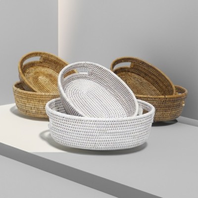 2023-07-2770 -  RATTAN OVAL TRAYS SET OF 2 DIRECT FROM FACTORY EXPORTER IN ASIA TO IMPORTERS