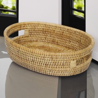 2023-07-2771 -  RATTAN OVAL DEEP TRAY LARGE SIZE DIRECT FROM FACTORY EXPORTER IN ASIA TO IMPORTERS