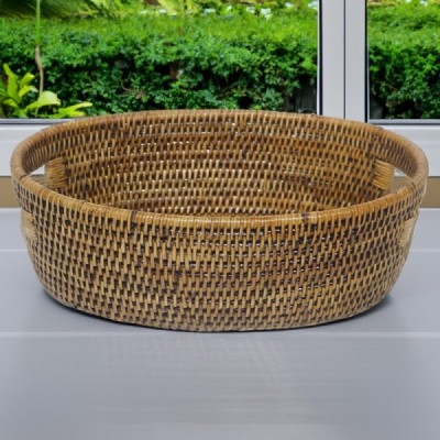 2023-07-2772 -  RATTAN OVAL DEEP TRAY LARGE SIZE DIRECT FROM FACTORY EXPORTER IN ASIA TO IMPORTERS