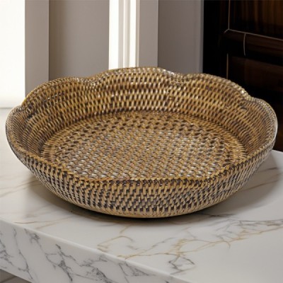 2023-07-2777 -  RATTAN SCALLOPED STACKING BOWLS LARGE DIRECT FROM FACTORY EXPORTER IN ASIA TO IMPORTERS