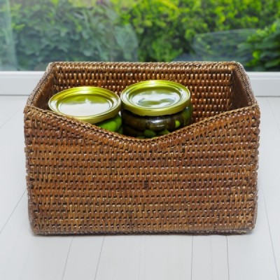 2023-06-2409 -  RATTAN KITCHEN SHELF BASKET ( SMALL ) DIRECT FROM FACTORY EXPORTER IN ASIA TO IMPORTERS