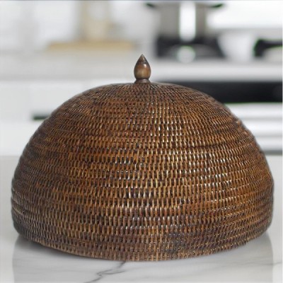 FO-3 -  RATTAN FOOD DOME WITH 